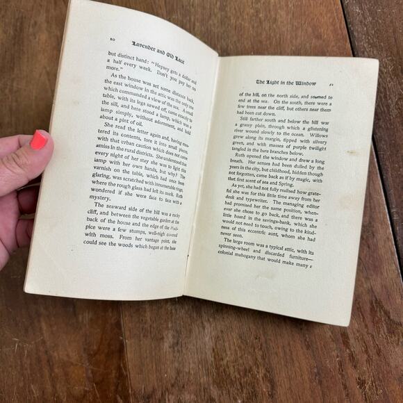 1902‎ Lavender & Old Lace By Myrtle Reed Edwardian Book WELL LOVED - Picture 15 of 15